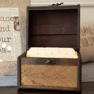 Map Trinket Box *Wedding Decor!